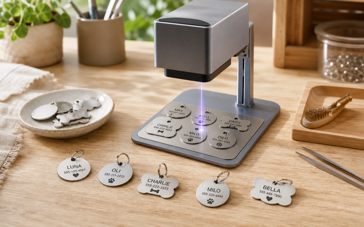 Pet tag marking preview
